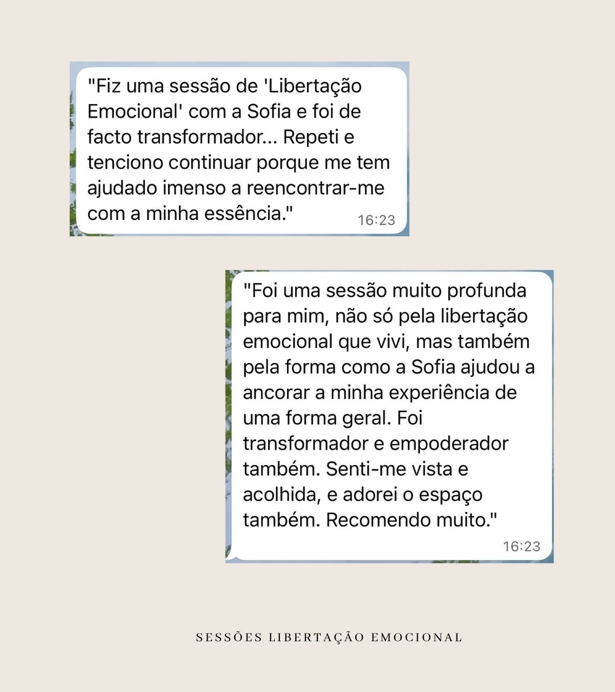 review sessões de libertação emocional