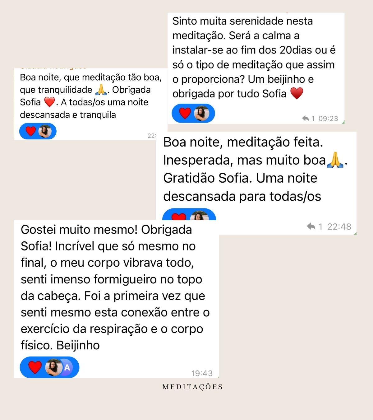reviews meditacoes